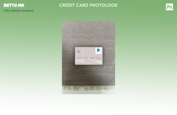 модерен стил Сенегал Шаблон за преден изглед на виза дебитна картичка на Меѓунар